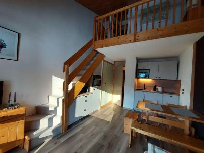 Skiverleih Wohnung 3 Mezzanine Zimmer 5 Leute (C29) - Résidence le Cheval Blanc - Valmorel - Wohnzimmer