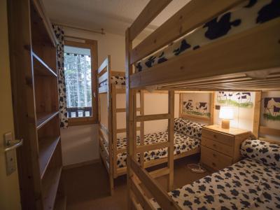 Rent in ski resort 2 room apartment 5 people (033) - Résidence le Cheval Noir - Valmorel - Bunk beds