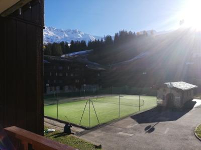 Location au ski Studio 3 personnes (028) - Résidence le Côté Soleil - Valmorel - Terrasse