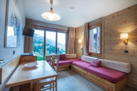 Rent in ski resort Studio cabin 4 people (001) - Résidence le Cristallin - Valmorel - Living room