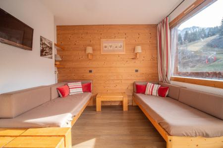 Skiverleih Wohnung 3 Mezzanine Zimmer 6 Leute (046) - Résidence le Prariond - Valmorel - Wohnzimmer