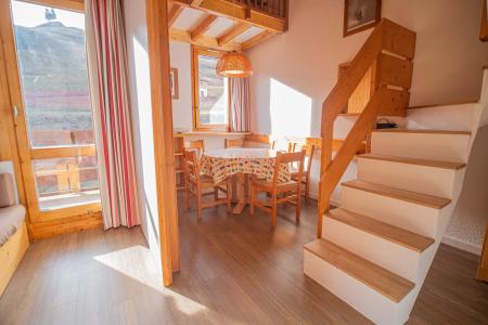 Skiverleih Wohnung 3 Mezzanine Zimmer 6 Leute (046) - Résidence le Prariond - Valmorel - Wohnzimmer