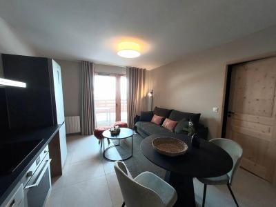 Ski verhuur Appartement 2 kamers 4 personen (ROC005PH) - Résidence Le Roc La Charmette - Valmorel - Woonkamer