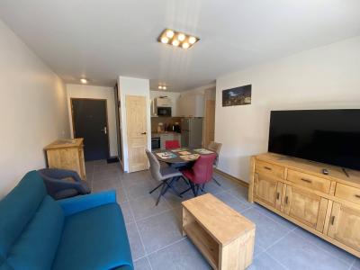 Ski verhuur Appartement 3 kabine kamers 6 personen (ROC001) - Résidence Le Roc La Charmette - Valmorel - Woonkamer