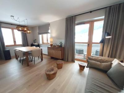 Ski verhuur Appartement 3 kamers 4 personen (6PH) - Résidence Le Roc La Charmette - Valmorel - Woonkamer