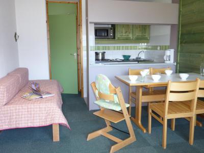 Skiverleih 2-Zimmer-Appartment für 5 Personen - Résidence le Sappey - Valmorel - Wohnzimmer