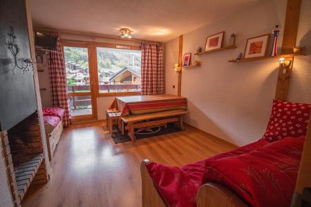 Ski verhuur Appartement 2 kamers 6 personen (002) - Résidence les Côtes - Valmorel - Woonkamer