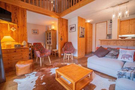 Ski verhuur Appartement duplex 4 kamers 10 personen (040) - Résidence les Côtes - Valmorel - Woonkamer