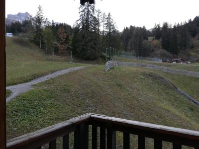 Wynajem na narty Apartament 2 pokojowy 5 osób (055) - Résidence les Lauzes - Valmorel - Taras