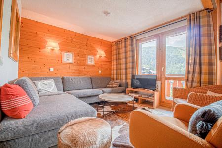 Skiverleih 3-Zimmer-Appartment für 7 Personen (055) - Résidence les Pierres Plates - Valmorel - Wohnzimmer