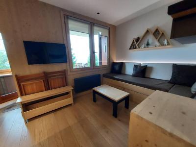 Skiverleih 3-Zimmer-Appartment für 4 Personen (37) - Résidence les Teppes - Valmorel - Wohnzimmer