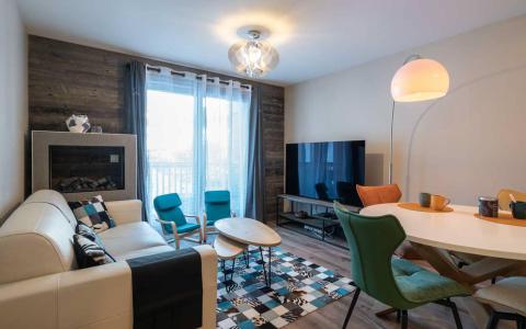Rent in ski resort 3 room apartment 6 people (G447) - Résidence Lumi - Valmorel - Living room