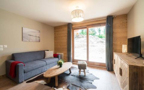 Ski verhuur Appartement 2 kamers 4 personen (G436) - Résidence Lumi - Valmorel - Woonkamer