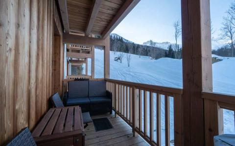 Ski verhuur Appartement 3 kamers 6 personen (G447) - Résidence Lumi - Valmorel - Balkon
