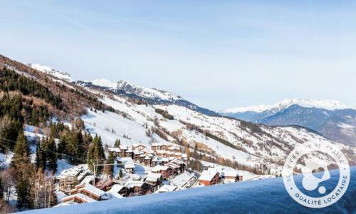 Location au ski Studio 4 personnes (Confort 28m²) - Résidence Planchamp et Mottet - Maeva Home - Valmorel - Extérieur hiver