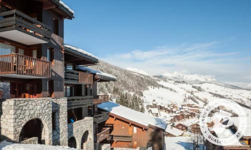 Vakantie in de bergen Résidence Planchamp et Mottet - MH - Valmorel - Buiten winter