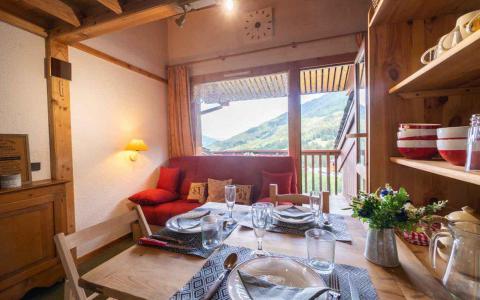 Ski verhuur Studio bergnis 4 personen (G427) - Résidence Portail - Valmorel - Woonkamer