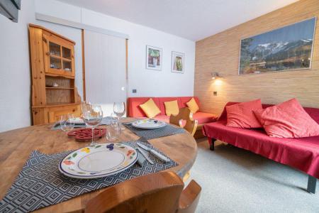 Ski verhuur Appartement 2 kamers 4 personen (423) - Résidence Riondet - Valmorel - Woonkamer