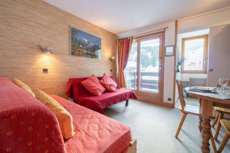 Ski verhuur Appartement 2 kamers 4 personen (423) - Résidence Riondet - Valmorel - Woonkamer