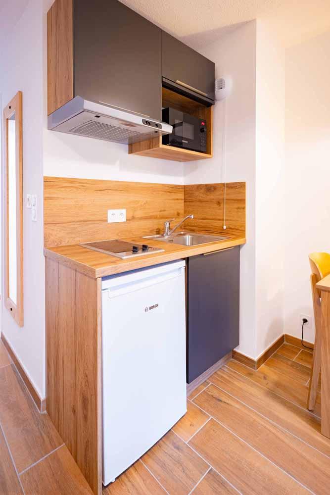 Rent in ski resort Studio 2 people - ARYA - Living Stone - Vars - Kitchenette