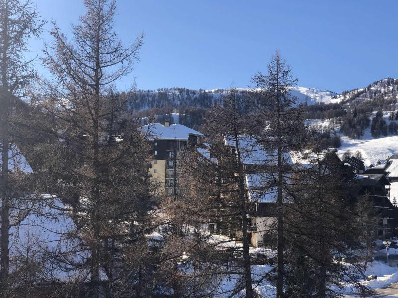 Skiverleih 2-Zimmer-Appartment für 4 Personen (932) - Chalet l'Albane - Vars - Draußen im Winter