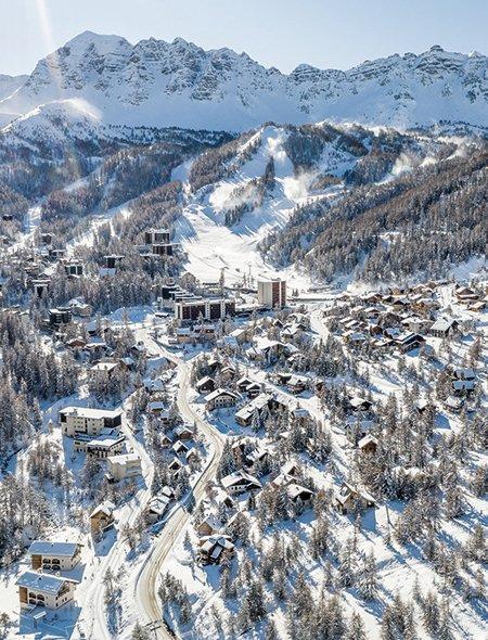 Vacances en montagne Studio coin montagne 4 personnes (1064) - La Résidence Eyssina - Vars - Extérieur hiver