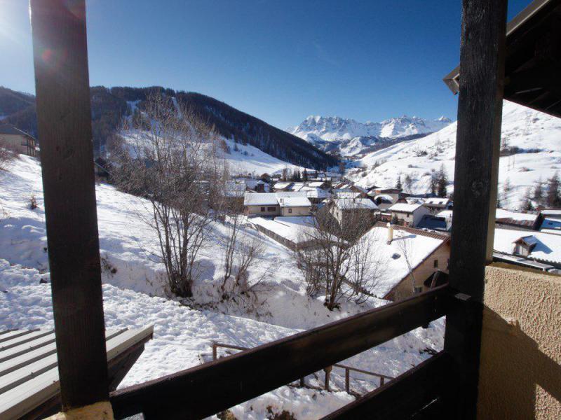 Skiverleih Studio Schlafnische 4 Personen (405) - La Résidence les Colchiques - Vars - Terrasse