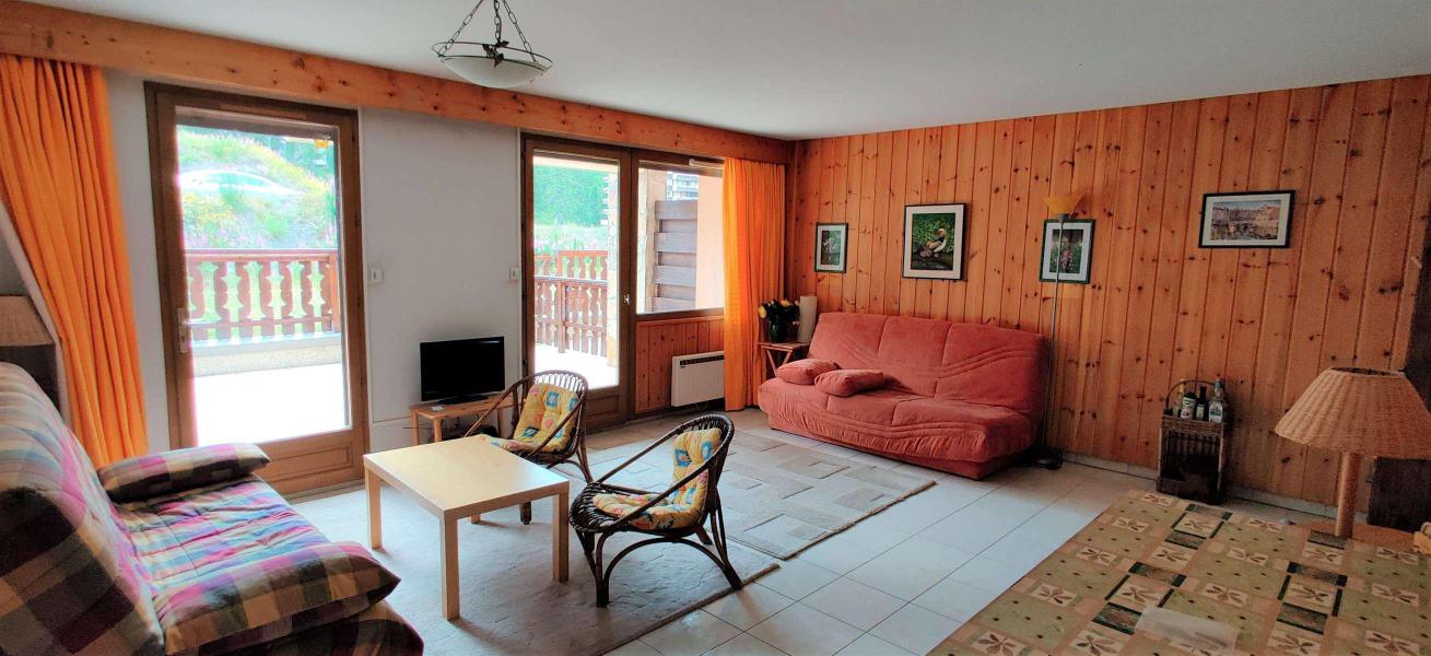 Skiverleih 3-Zimmer-Appartment für 6 Personen (360) - La Résidence Les Mouflons - Vars - Wohnzimmer