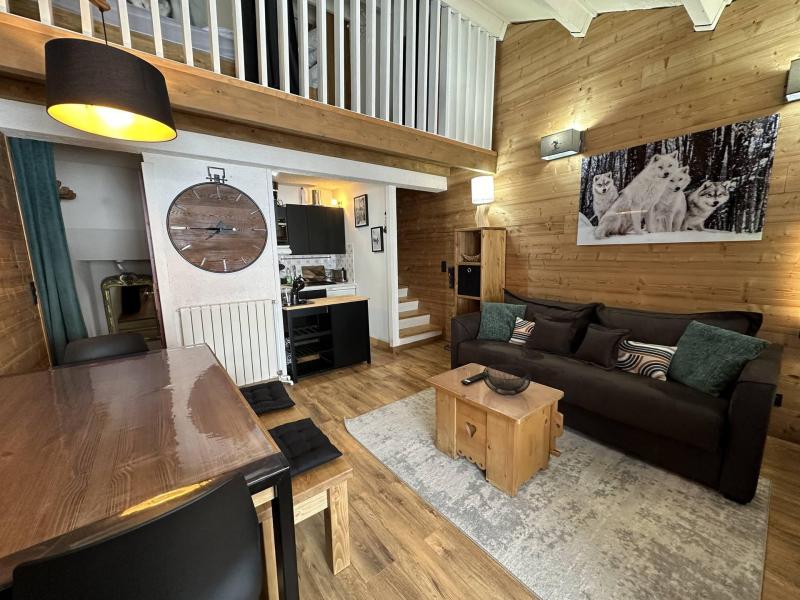 Ski verhuur Appartement 2 kamers mezzanine 7 personen (35) - Le Hameau - Vars - Woonkamer