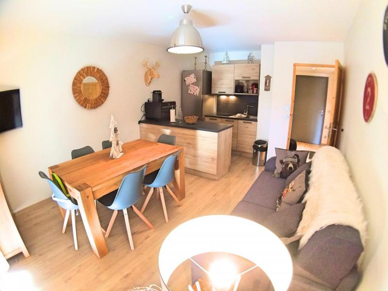 Rent in ski resort 2 room apartment cabin 6 people (HDRM18) - Le Hameau des Rennes - Vars - Living room