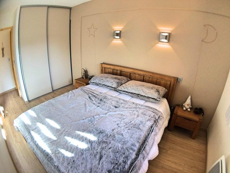 Skiverleih 2-Zimmer-Holzhütte für 6 Personen (M18) - Le Hameau des Rennes - Vars - Offener Schlafbereich