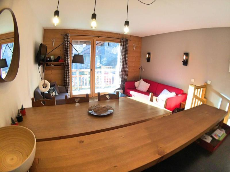 Rent in ski resort 4 room apartment 8 people (22C) - Le Hameau des Rennes - Vars - Living room