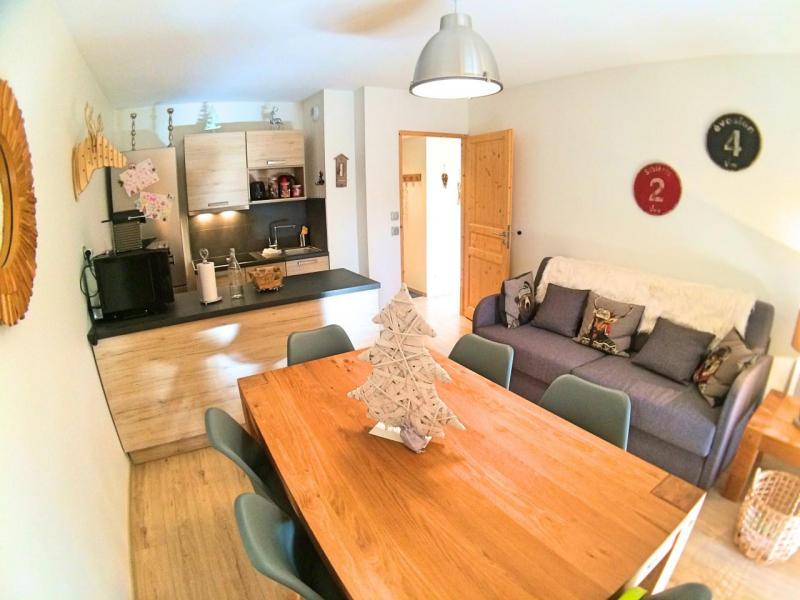 Ski verhuur Appartement 2 kabine kamers 6 personen (M18) - Le Hameau des Rennes - Vars - Woonkamer