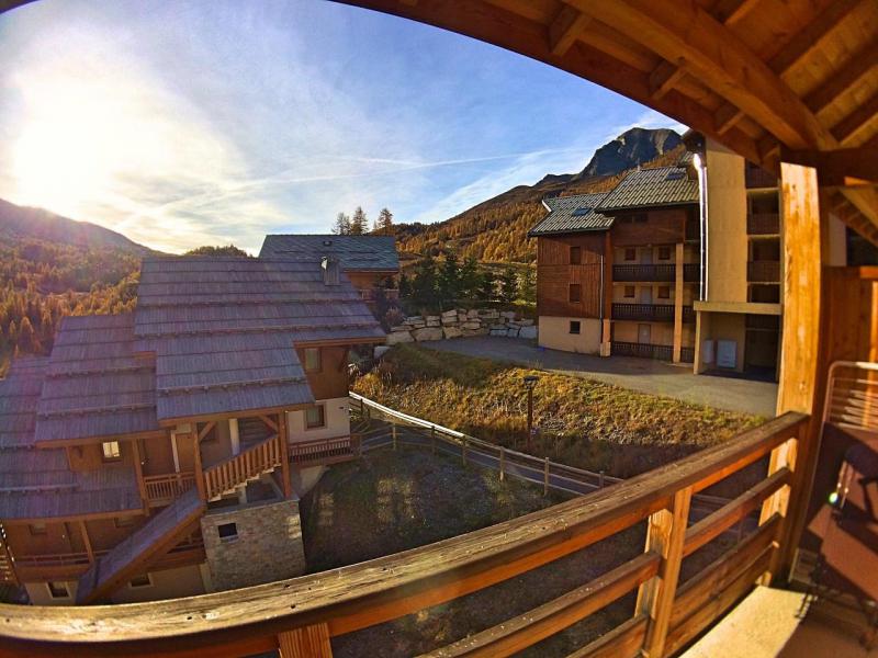 Ski verhuur Appartement 3 kamers 6 personen (C61) - Le Hameau des Rennes - Vars - Balkon