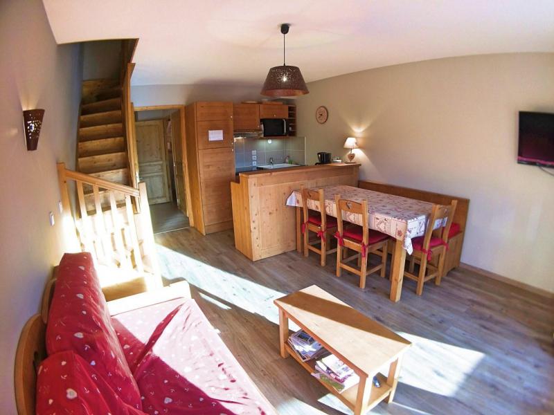 Location au ski Appartement 3 pièces 6 personnes (C61) - Le Hameau des Rennes - Vars - Séjour