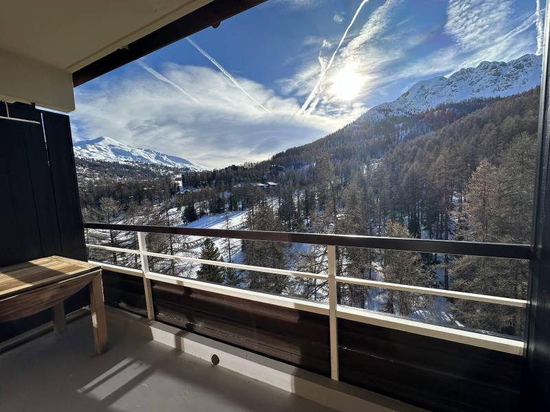 Ski verhuur Studio bergnis 4 personen (1041) - Le Pelvoux I - Vars - Balkon