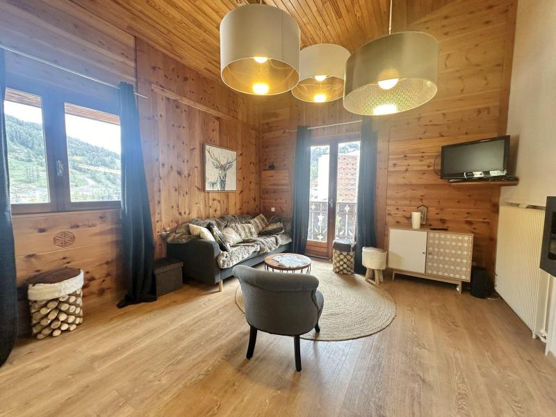 Ski verhuur Appartement duplex 4 kamers 6 personen (09) - Le Plein Soleil - Vars - Woonkamer