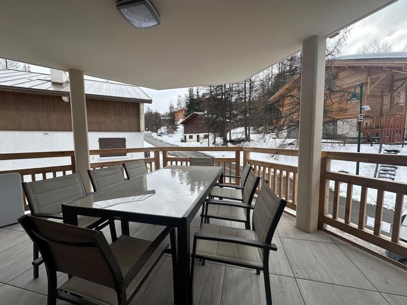 Ski verhuur Appartement 4 kamers 8 personen (103) - Le Solea - Vars - Balkon