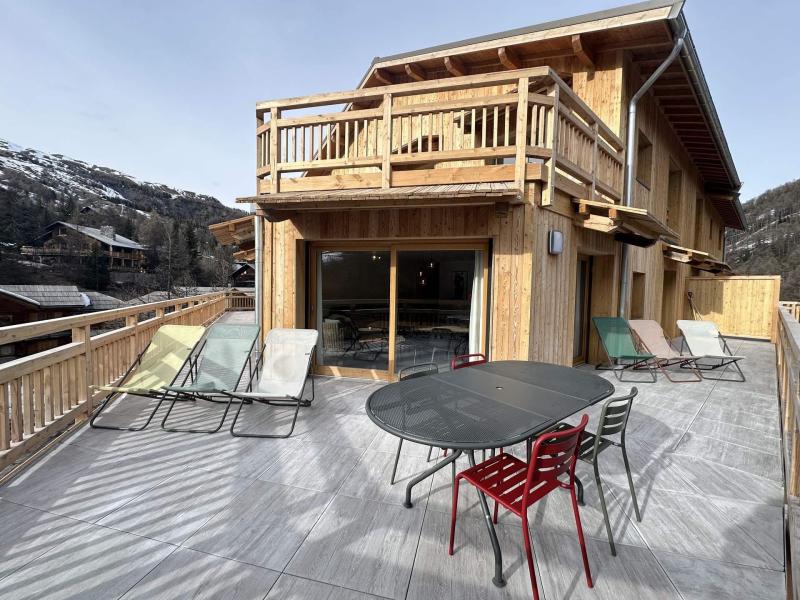 Ski verhuur Appartement 5 kamers 9 personen (303) - Le Solea - Vars - Balkon