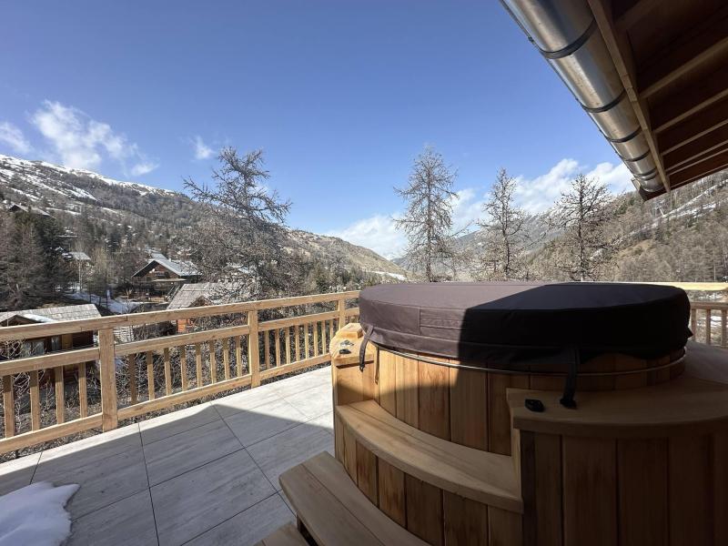 Ski verhuur Appartement 6 kamers 12 personen (401) - Le Solea - Vars - Terras