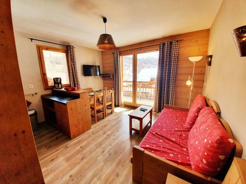 Аренда на лыжном курорте Апартаменты 2 комнат 4 чел. (A21) - Les Chalets des Rennes - Vars - Салон