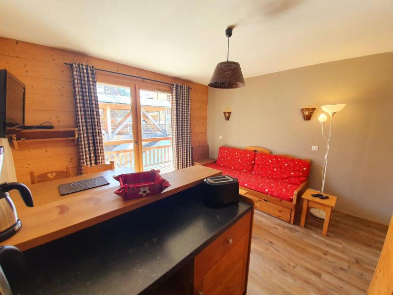 Rent in ski resort 2 room apartment 4 people (A52) - Les Chalets des Rennes - Vars - Living room