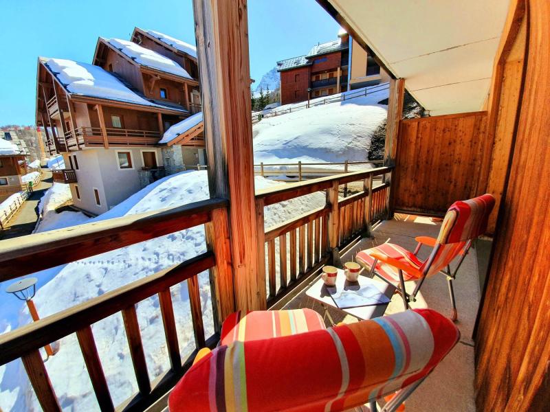 Аренда на лыжном курорте Апартаменты 2 комнат 4 чел. (C21) - Les Chalets des Rennes - Vars - зимой под открытым небом