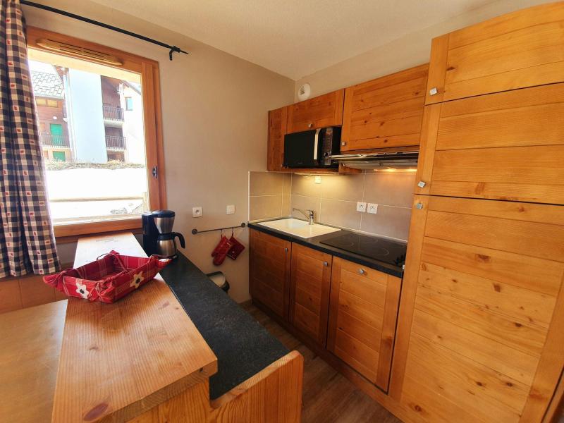Wynajem na narty Apartament 2 pokojowy 4 osób (A53) - Les Chalets des Rennes - Vars - Kuchnia
