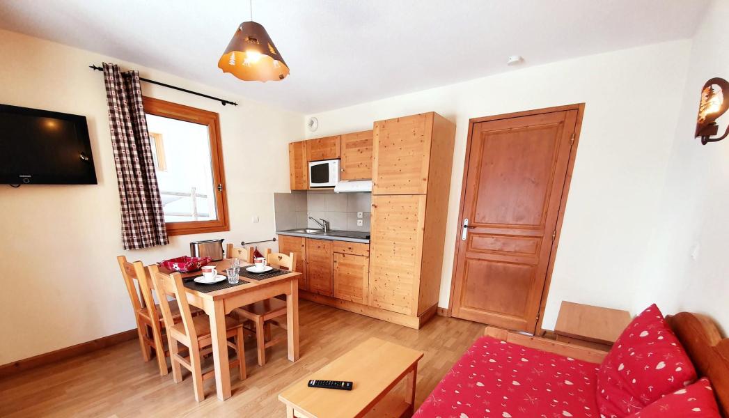 Wynajem na narty Apartament 2 pokojowy 4 osób (F23) - Les Chalets des Rennes - Vars - Kuchnia