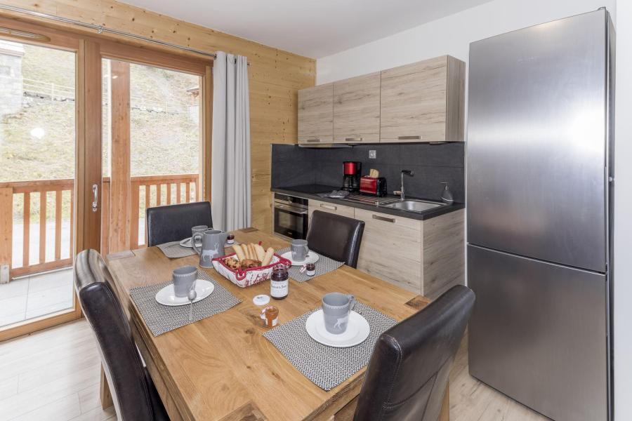 Wynajem na narty Apartament 2 pokojowy 4 osób (M11B) - Les Chalets des Rennes - Vars - Kuchnia