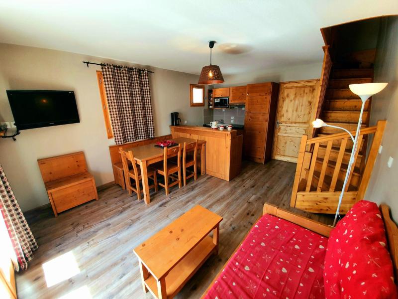 Ski verhuur Appartement duplex 3 kamers 6 personen (A62) - Les Chalets des Rennes - Vars - Woonkamer