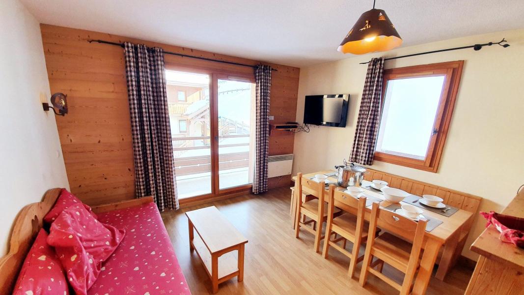 Ski verhuur Appartement duplex 3 kamers 6 personen (G32) - Les Chalets des Rennes - Vars - Woonkamer