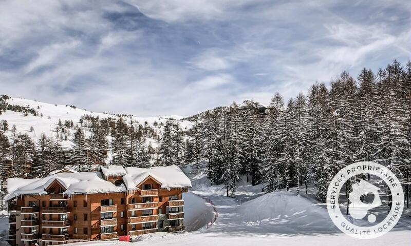 Urlaub in den Bergen Résidence Albane - Maeva Home - Vars - Draußen im Winter