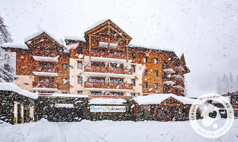 Urlaub in den Bergen Résidence Albane - Maeva Home - Vars - Draußen im Winter